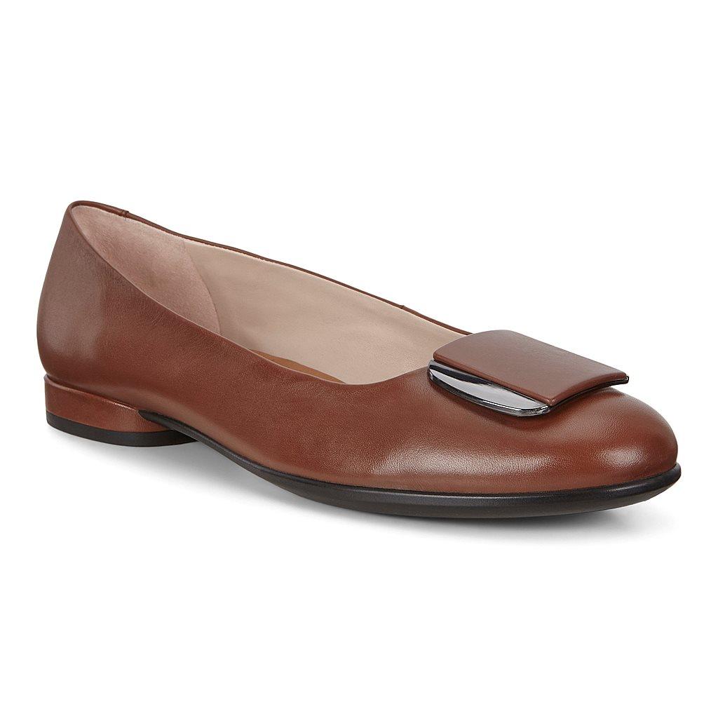 Ballerines Ecco Anine Femme Marron 7531-IBLHM